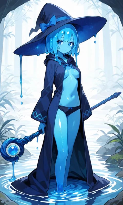 Floette (seductive slime mage)